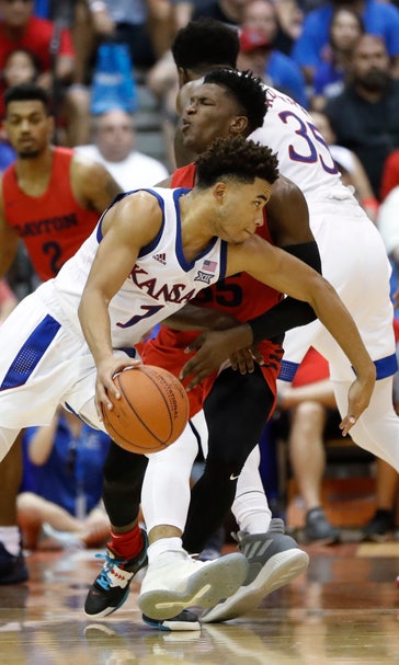 No. 4 Kansas beats Dayton 90-84 in overtime for Maui title